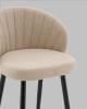 Стул полубарный Stool Group Ханнингем vd-hanningem-pf-beige бежевый, велюр фото 8