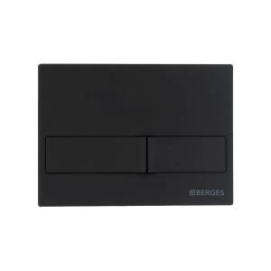 Кнопка смыва Berges Novum 40015 L5 черный, матовый