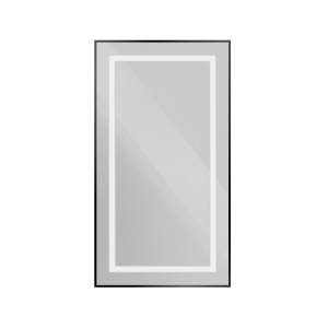 Зеркало BelBagno SPC-KRAFT-500-900-SENS-NERO с подсветкой и сенсорным выключателем, 90x50