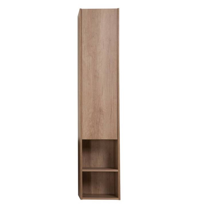 Шкаф-пенал Belbagno Kraft KRAFT-1600-1A-SC-RNN-L 33x30x160 Rovere Nebrasca Nature подвесной