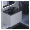 Раковина Uperwood Elen 291120422 черный металл, 74.3x44.5 фото 3