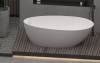 Ванна из искусственного камня Timo Solid MARI1700 белая, 170x80x54 фото 3