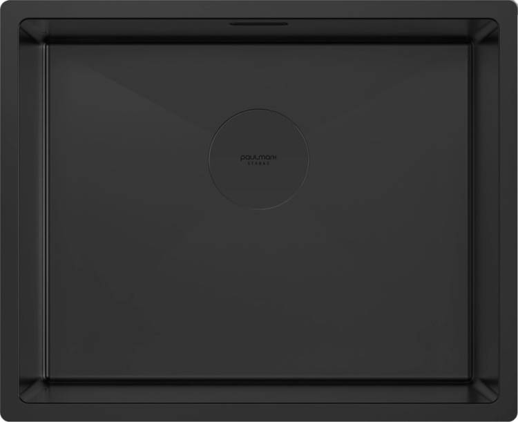 Мойка кухонная Paulmark Next PM215444-MBN 440x540 мм матовый черный