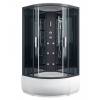 Душевая кабина Erlit ER5709TP-C24-RUS профиль черный, стекло тонированное, 90x90x215