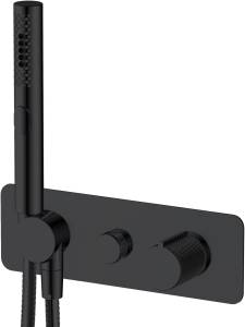 Смеситель для душа Allen Brau Liberty 5.33009-31 встраиваемый, черный матовый