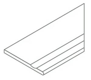 Ступень Italon Авангард X2 620090001155 Пьюр С Выемкой Закруглённый Правый 20mm 30x120