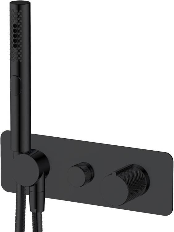 Смеситель для душа Allen Brau Liberty 5.33009-31 встраиваемый, черный матовый