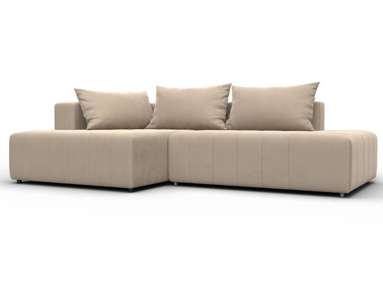 Диван угловой Лига Диванов Лига-103 134814L Бежевый
