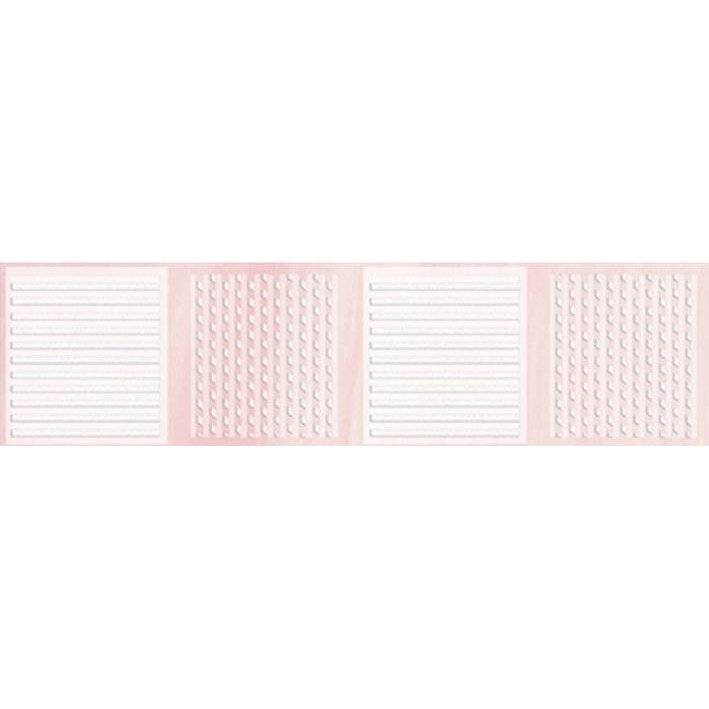 Бордюр ВКЗ Агата B Розовая 6.5x25
