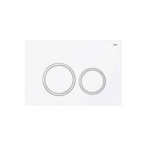 Кнопка смыва Iddis Unifix UNI03WCi77 003, белая/хром