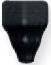 Вставка Adex Neri ADNE5441 ANGULO EXTERIOR CORNISA CLASICA NEGRO 3.5x15