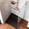Душевая перегородка Am.Pm X-Joy W94WI-80-F1-MTE 80x195, стекло прозрачное 6 мм, профиль хром матовый фото 4