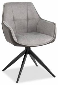 Стул Stool Group Waldo OS-2319K T358-5mPK970-11 серый с серой экокожей