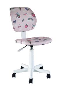Кресло компьютерное Stool Group Лоло 5256D-W Sweet sweet, пластик белый