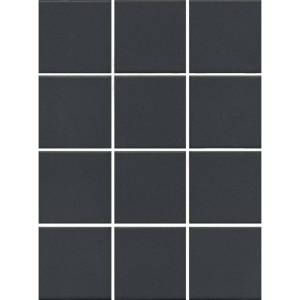 Керамогранит Kerama Marazzi Агуста 1333 Черный (из 12 частей) 9.8x9.8
