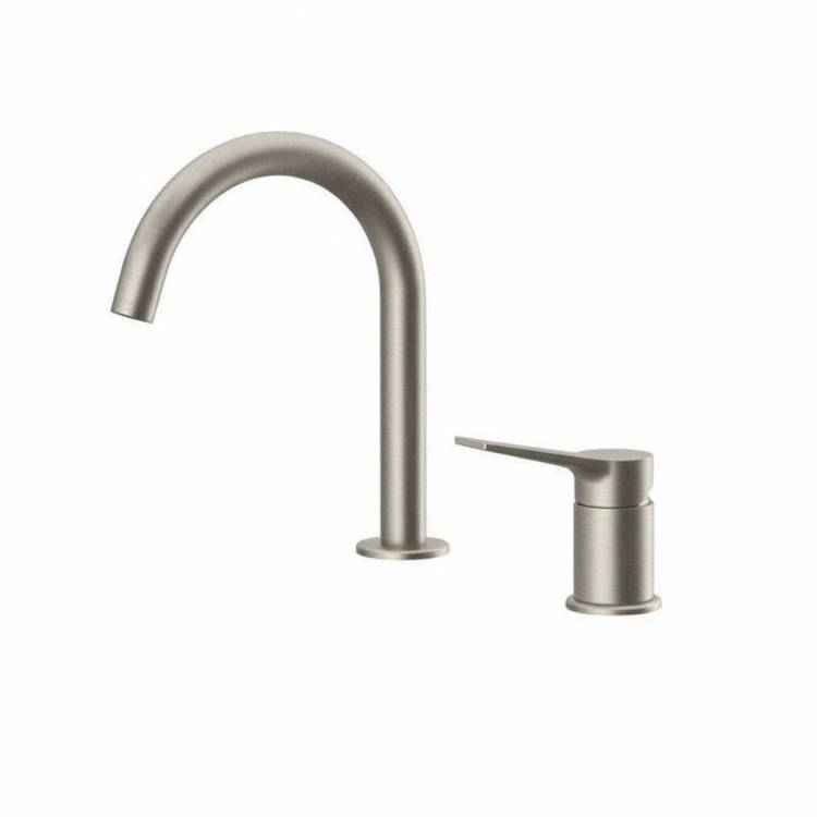 Смеситель для раковины Remer Slash & Dot SL57XV сталь