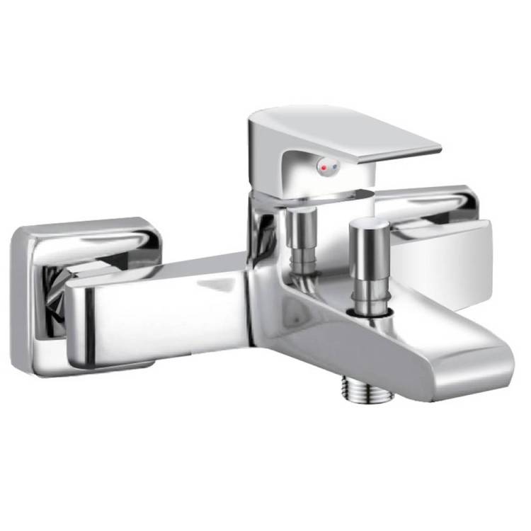 Смеситель для ванны с душем AQUAme Prato AQMP6122 хром