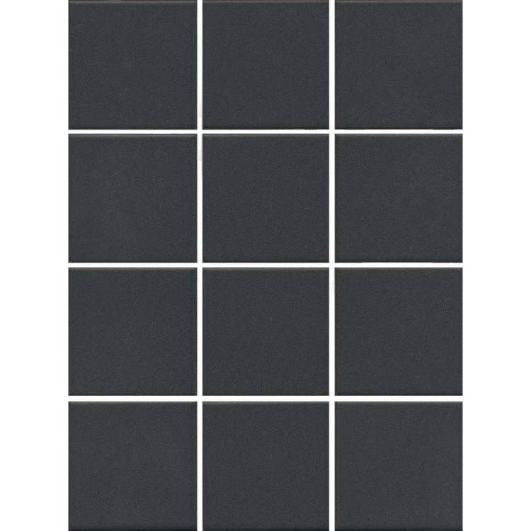 Керамогранит Kerama Marazzi Агуста 1333 Черный (из 12 частей) 9.8x9.8