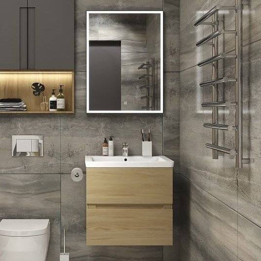 Мебель для ванной Art&Max Techno подвесная, 70, дуб мадейра янтарь