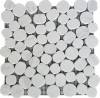 Мозаика Pixel Mosaic Мрамор PIX 310 Volakas White Матовая 30x30x6