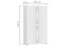 Шкаф Woodville Валенсия 539288 белый фото 2