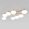 Потолочный светильник Eurosvet Opaline 70220/8 латунь Smart