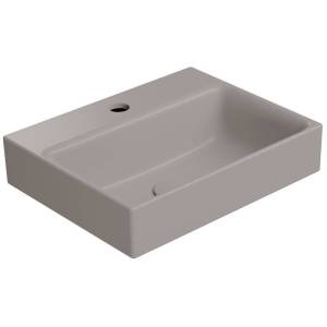 Раковина GSI Nubes 9684105 40 см, серо-бежевая матовая