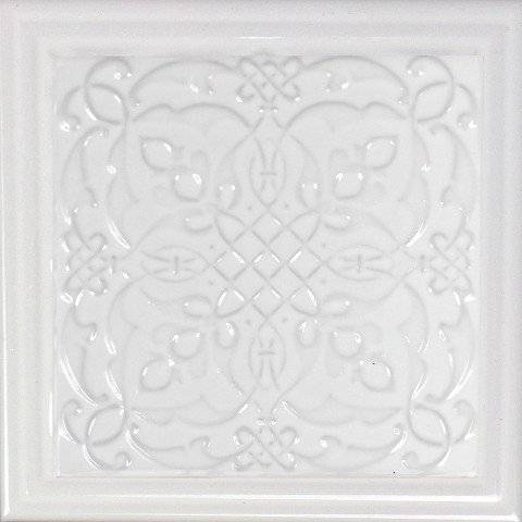 Декор Monopole Armonia B Blanco 15x15