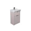 Тумба с раковиной Comforty Руза-50 00-00021967CF серый шелк