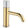 Смеситель для раковины Boheme Stick 121-CRG.2 Chrome Touch Gold