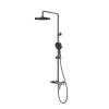 Душевая стойка Vincea Puro VSFS-5P1GM вороненая сталь, с изливом
