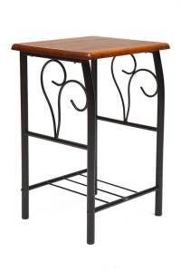 Тумба прикроватная Tetchair Piccolo 9840 черный/красный дуб