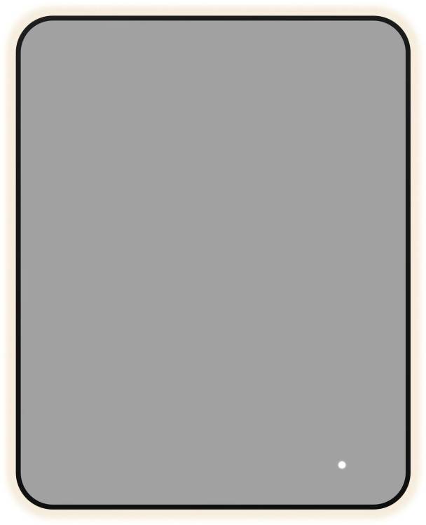 Зеркало Aquanet Контур 00367651 LED подсветка, черное, 100x80