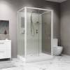 Душевая кабина Niagara Standart ST100/80/15Q/BK профиль белый, стекло прозрачное, 100x80x200 фото 3