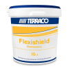 Суперэластичная акриловая краска для кирпичной кладки Terraco Flexishield полуматовая белая 15 л