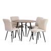 Стул Tetchair Sweet 24646 молочный, черный фото 10