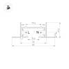 Шинопровод встраиваемый Arlight LGD-2TR-Track-F-2000-BK-M 038673 фото 2