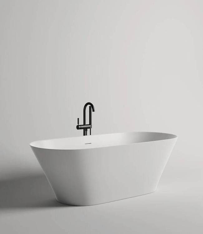 Ванна из искусственного камня Salini Mona S-Sense 180x80, глянцевая