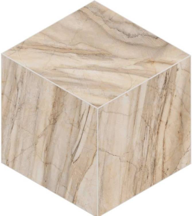 Мозаика Estima Bernini 67346 Mosaic/BR01_NS/25x29/Cube Cube Pearl неполированная 29x25