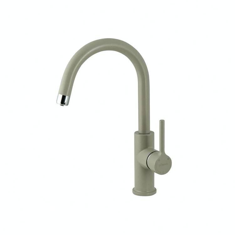Смеситель для кухни Lemark Comfort LM3073PGR с подключением к фильтру питьевой воды Грей