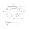 Крышка-сиденье BelBagno Marino BB105SC с микролифтом, белое фото 2