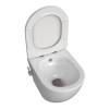 Унитаз подвесной Taliente Amato AM25010+SMcromo безободковый, с микролифтом, белый фото 2