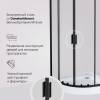 Душевой уголок AM.PM Gem W90G-401-090BT 90x90, профиль черный фото 6