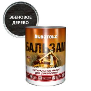 Масло для древесины Акватекс Бальзам эбеновое дерево 0.75 л