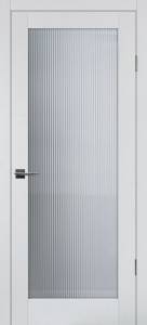 Межкомнатная дверь Profilo Porte PSC-55 полотно Агат, стекло Moru Optiwhite 700x2000