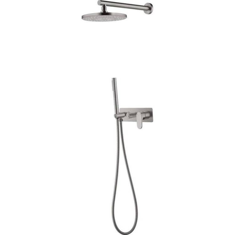 Душевой комплект Boheme Spectre 454-NB Nickel Brush, с внутренней частью