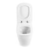 Унитаз приставной BelBagno Prado BB10150CB/BB10150SC безободковый, сиденье микролфит фото 6