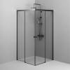 Душевой уголок Am.Pm X-Joy W94G-403-100100-BT1K профиль черный матовый, стекло прозрачное, 100x100x190 фото 5