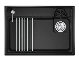 Мойка кухонная Granula Kitchen Space Rinzer 7308R шварц, 73x52