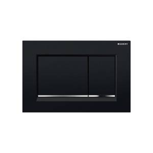 Кнопка смыва Geberit Sigma 30 115.883.KM.1 черная, глянцевый хром